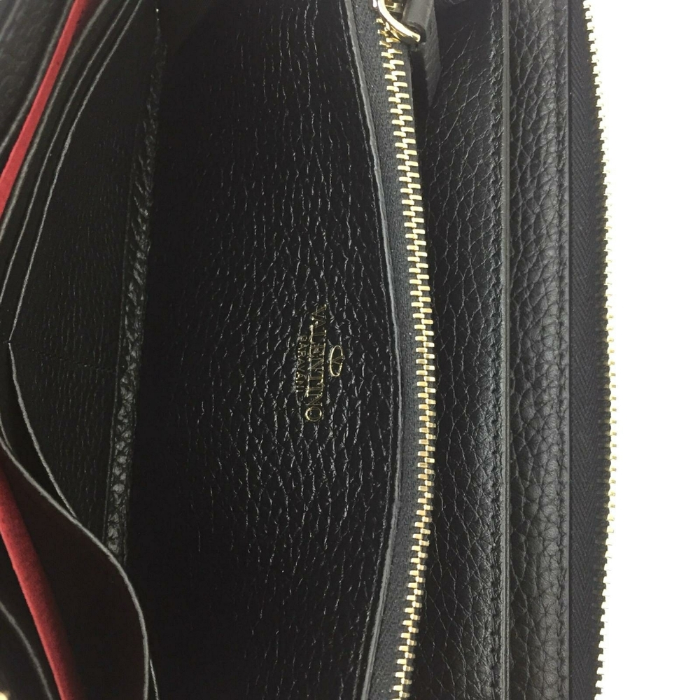VALENTINO Rockstud Continental Leather wallet - Picture 11 of 13